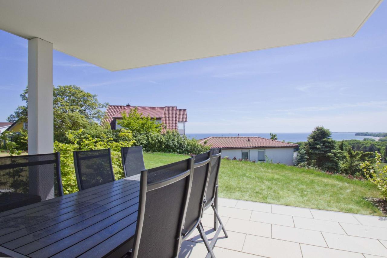 Mit Meerblick Und Terrasse, Gratis Nutzung Vom Ahoi Erlebnisbad Und Sauna In Sellin - Meeresblick Fewo 68 Goehren  Exteriör bild